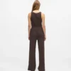 Waffle loungewear-bukser