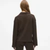 Waffle loungewear polo shirt