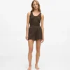 Waffle loungewear shorts